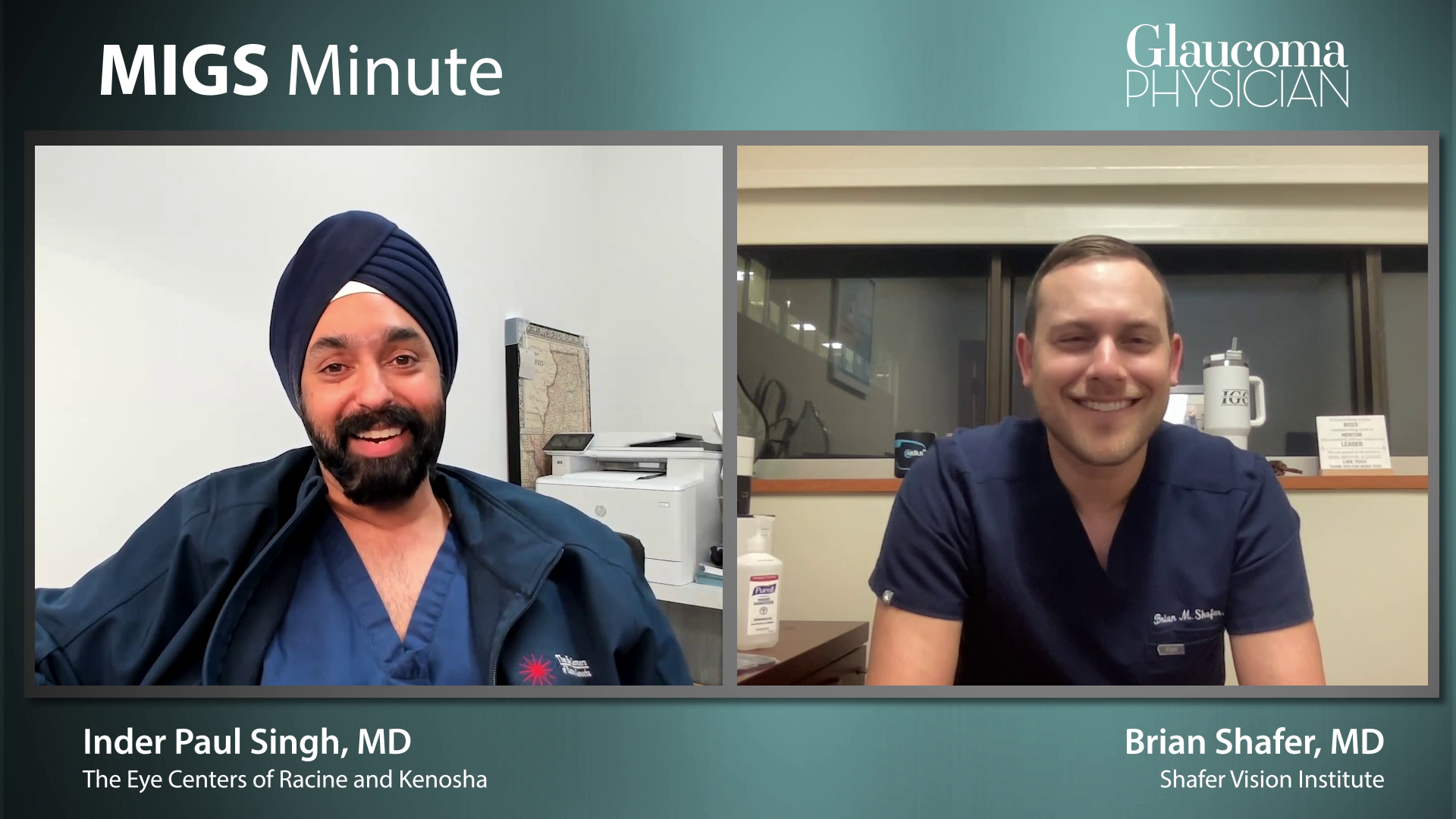 Episode 15: Inder Paul Singh, MD, and Brian Shafer, MD, discuss interventional glaucoma and patient compliance.