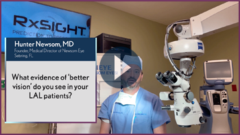 What evidence of 'better vision' do you see in your IOL patients?