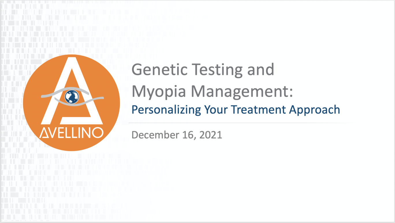 Genetic Testing and Myopia Management: Personalizing Your Treatment Approach